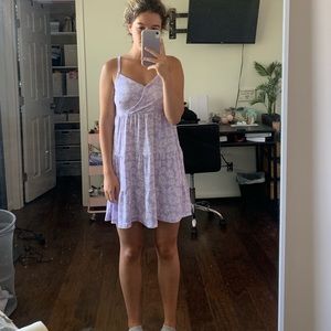 Hollister purple floral sundress